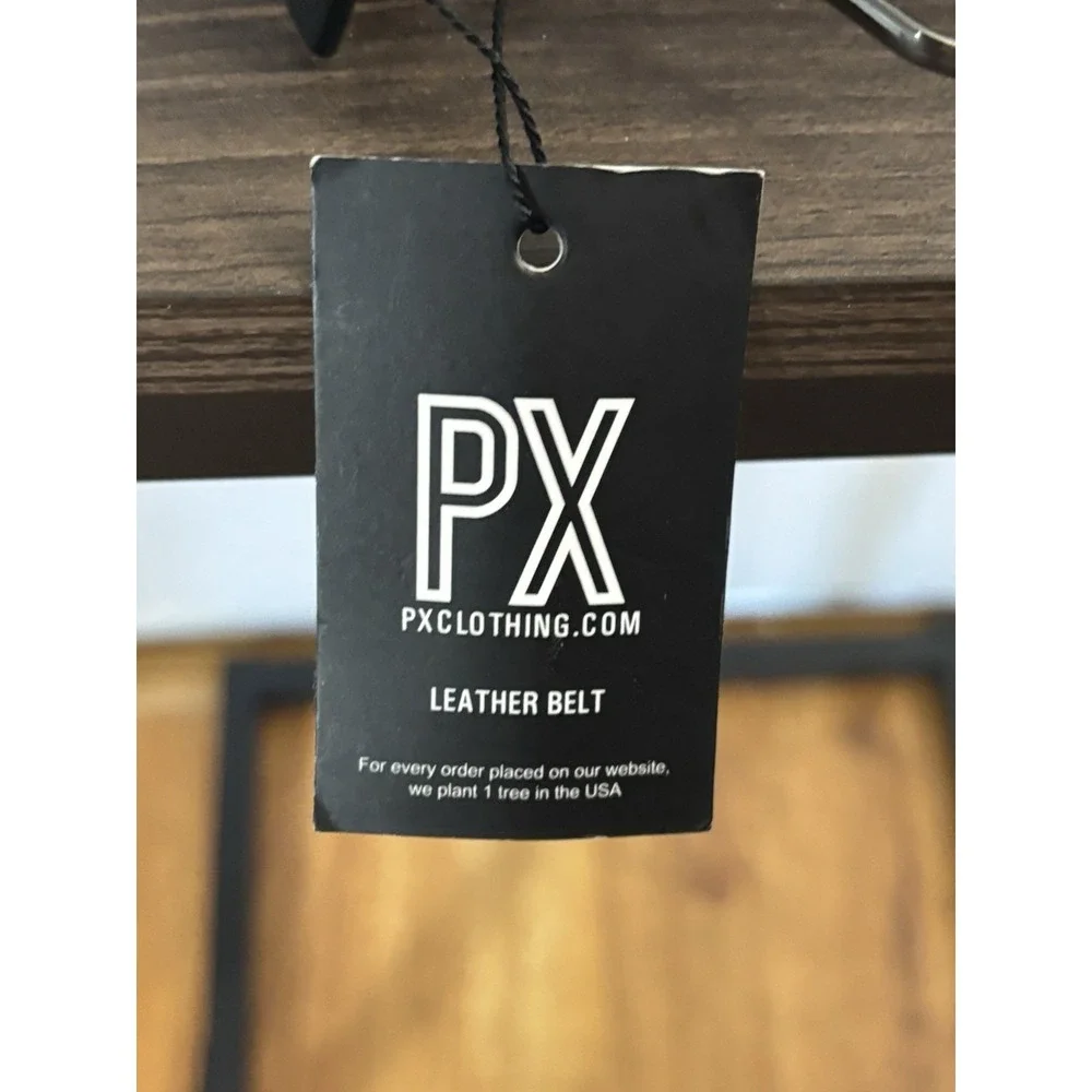 PX Clothing Leather Reversible‎ Belt NWT Size 44